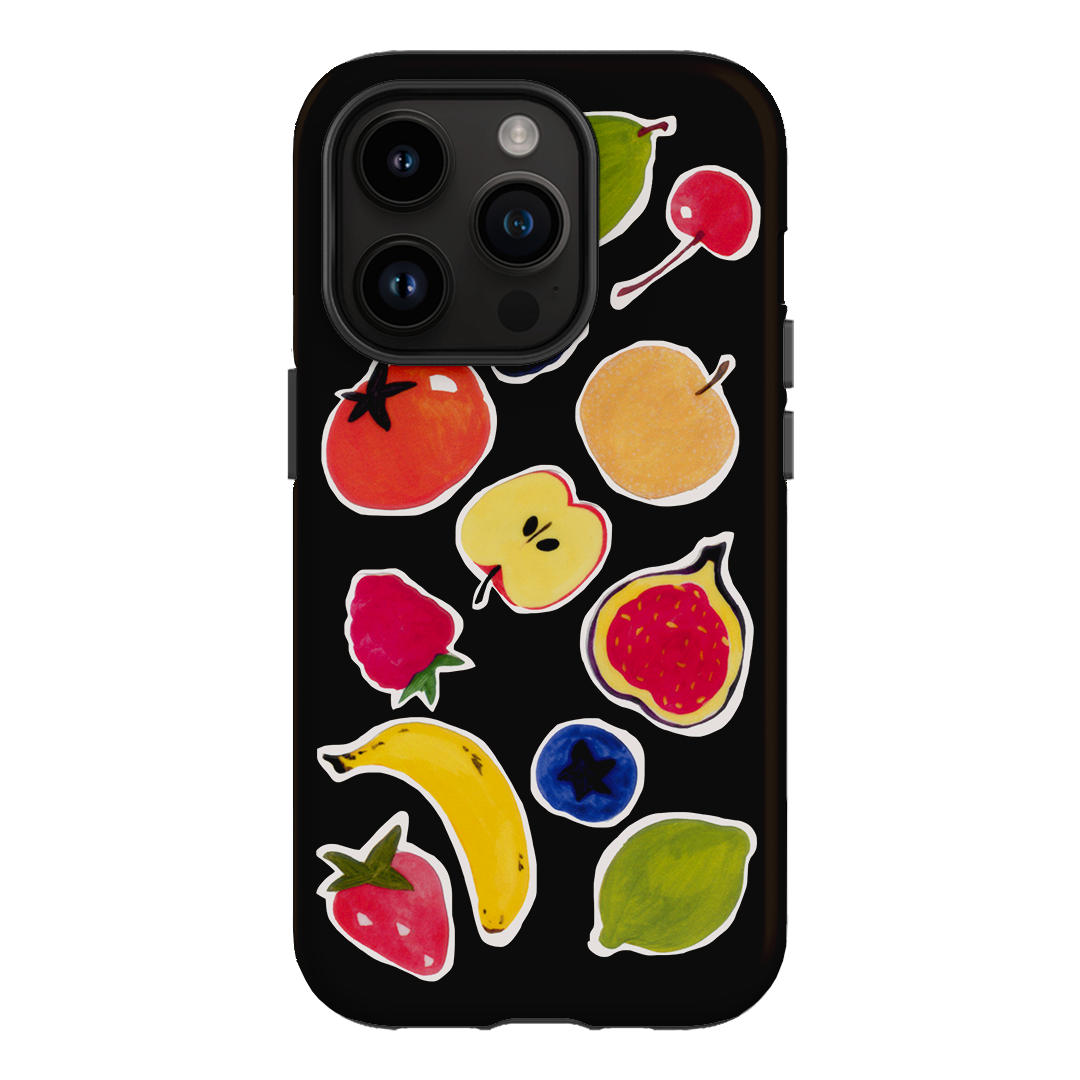 Fruit Stickers Printed Phone Cases iPhone 14 Pro / Armoured by Studio Bon - The Dairy