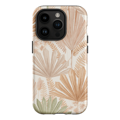 Golden Palm Printed Phone Cases iPhone 14 Pro / Armoured by Cass Deller - The Dairy