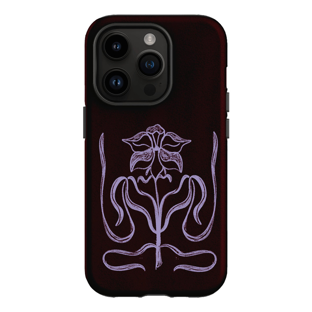 Growth Burgundy Printed Phone Cases by The Dairy - The Dairy