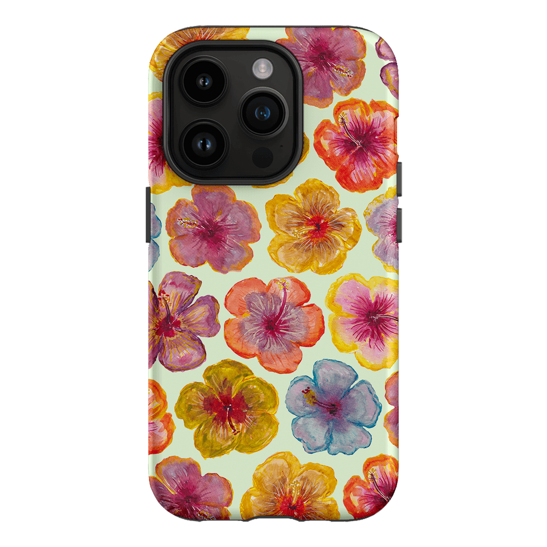 Hibiscus Holiday Sorbet Printed Phone Cases iPhone 14 Pro / Armoured by BG. Studio - The Dairy