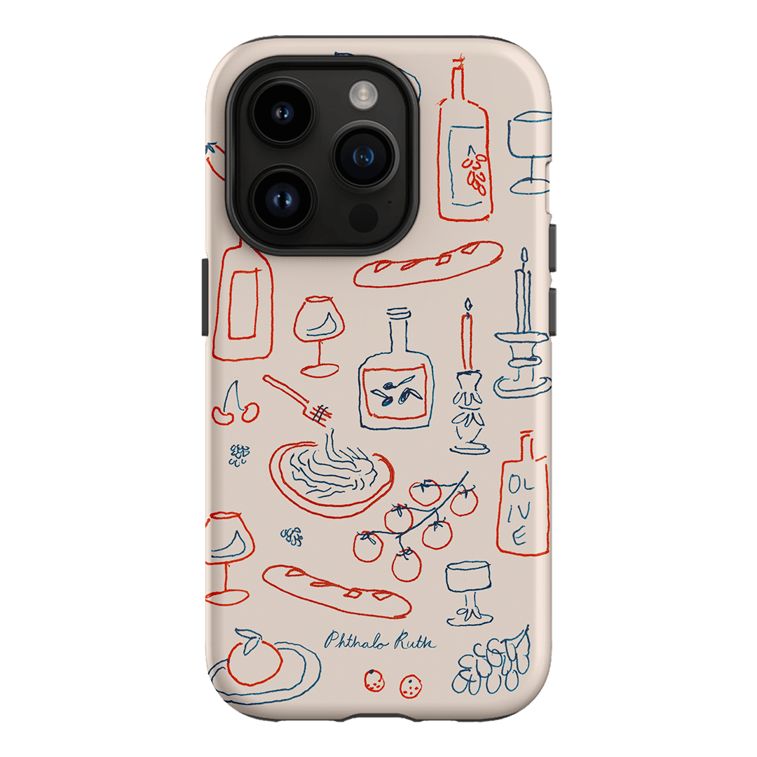 Italian Fare Printed Phone Cases iPhone 14 Pro / Armoured by Phthalo Ruth - The Dairy