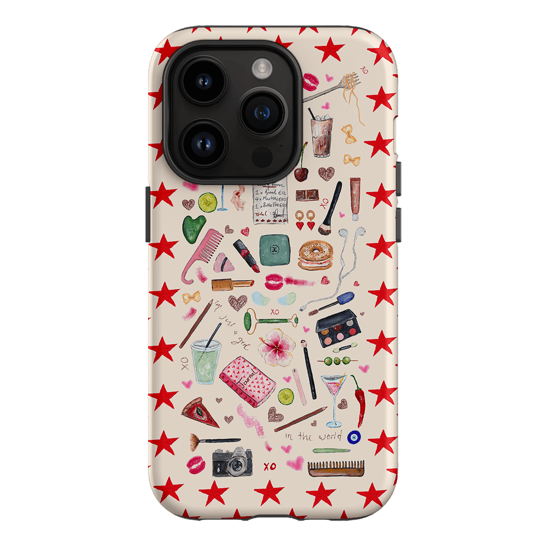 Just A Girl Printed Phone Cases iPhone 14 Pro / Armoured by BG. Studio - The Dairy