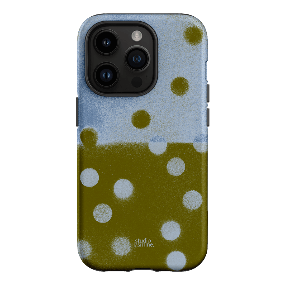 Lake Polka Dot Printed Phone Cases iPhone 14 Pro / Armoured by Jasmine Dowling - The Dairy