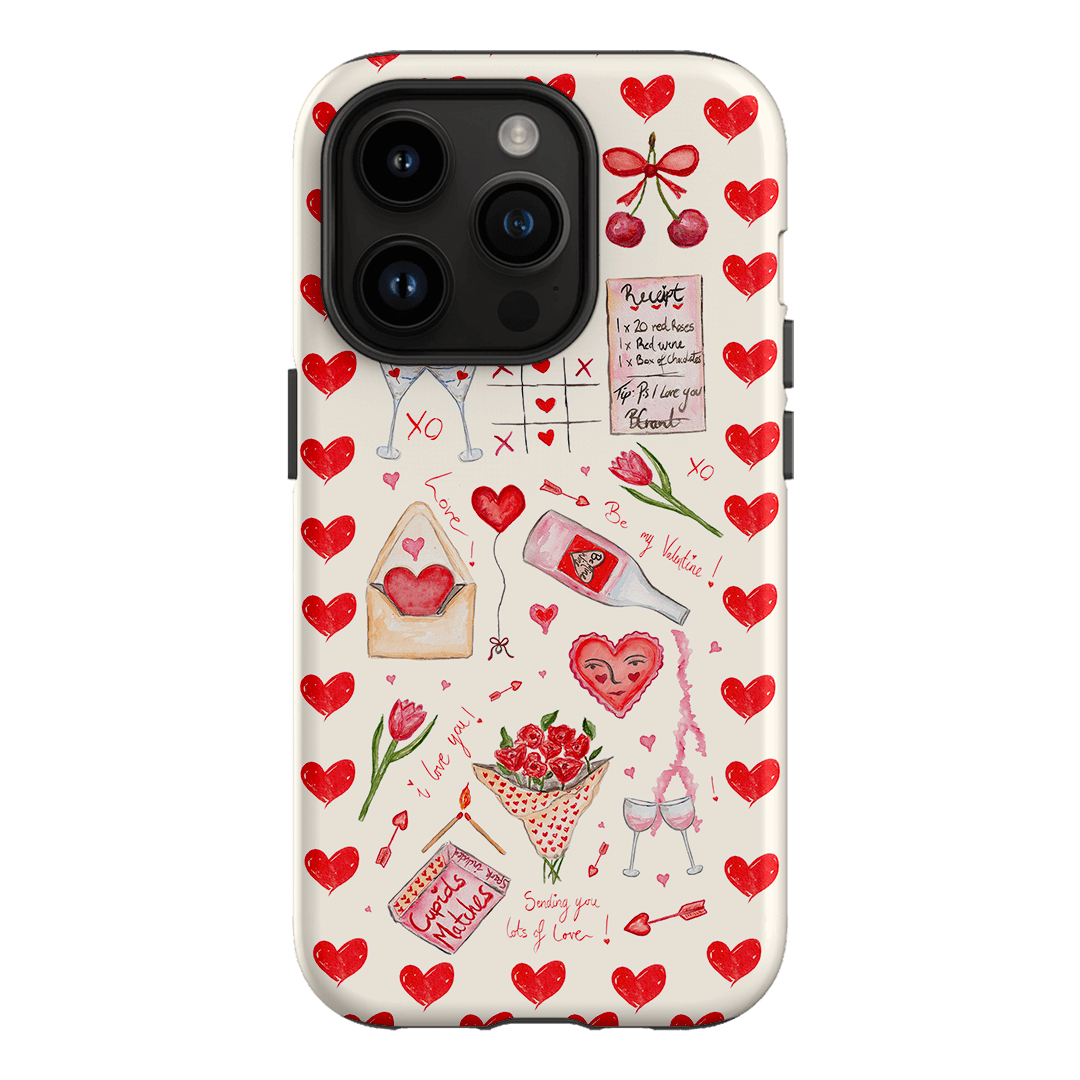 Love Note Printed Phone Cases iPhone 14 Pro / Armoured by BG. Studio - The Dairy
