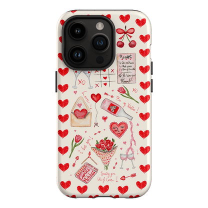 Love Note Printed Phone Cases iPhone 14 Pro / Armoured by BG. Studio - The Dairy