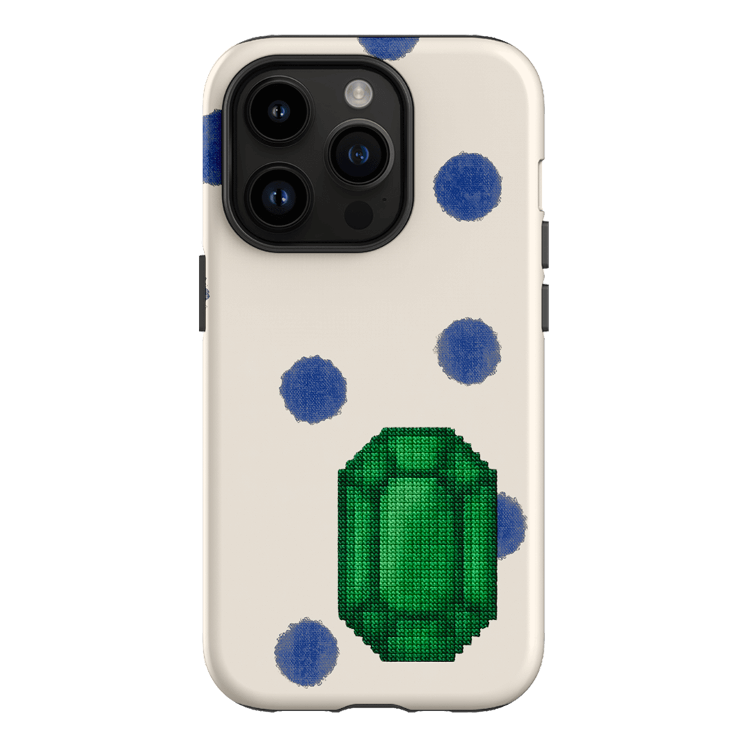 May Emerald Printed Phone Cases iPhone 14 Pro / Armoured by Joiana - The Dairy
