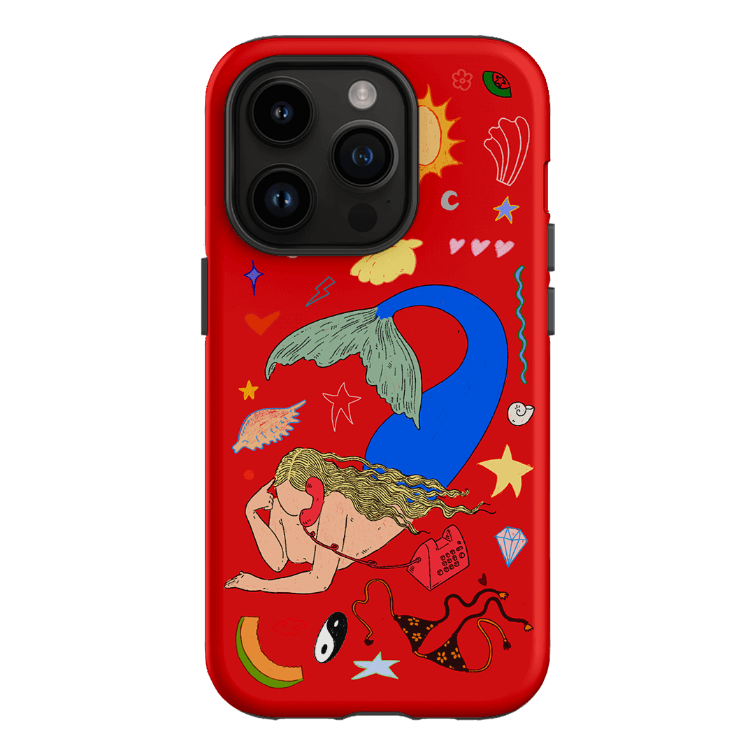 Mermaid Salad Scarlet Printed Phone Cases iPhone 14 Pro / Armoured by Easty Beasty - The Dairy