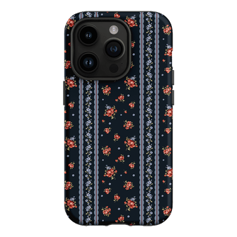 Midnight Stripe Printed Phone Cases iPhone 14 Pro / Armoured by Kasiags Art - The Dairy