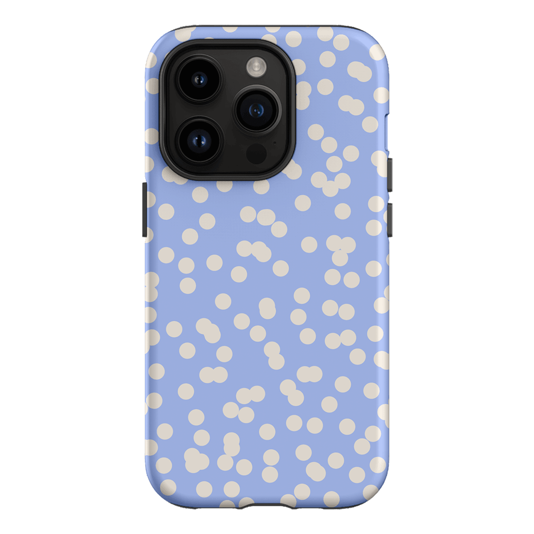Mini Confetti Periwinkle Salt Printed Phone Cases iPhone 14 Pro / Armoured by Veronica Tucker - The Dairy