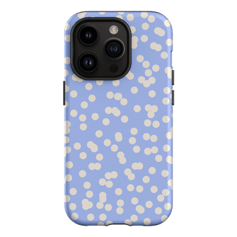 Mini Confetti Periwinkle Salt Printed Phone Cases iPhone 14 Pro / Armoured by Veronica Tucker - The Dairy