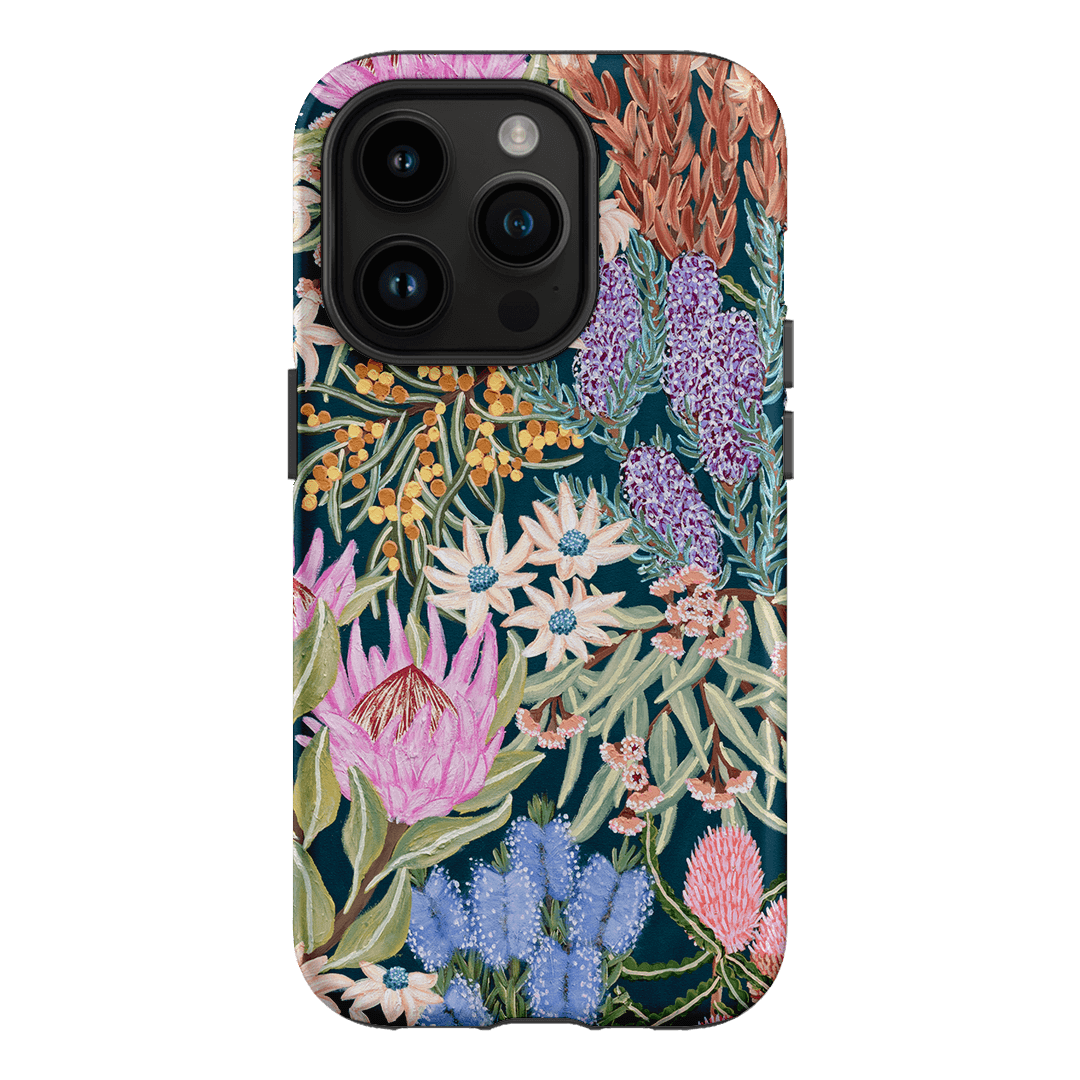 Moonlit Floral Printed Phone Cases iPhone 14 Pro / Armoured by Amy Gibbs - The Dairy