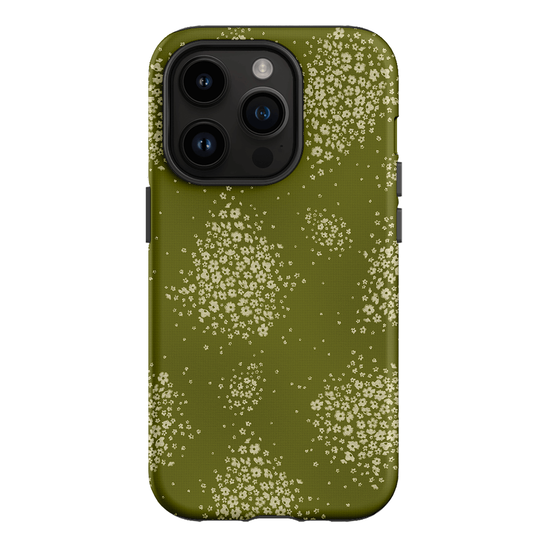 Olive Bloom Printed Phone Cases iPhone 14 Pro / Armoured by Veronica Tucker - The Dairy