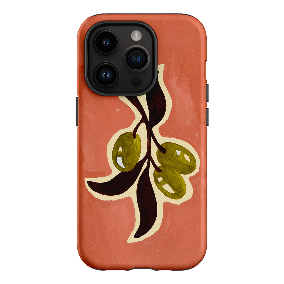 Olives Printed Phone Cases iPhone 14 Pro / Armoured by Studio Bon - The Dairy