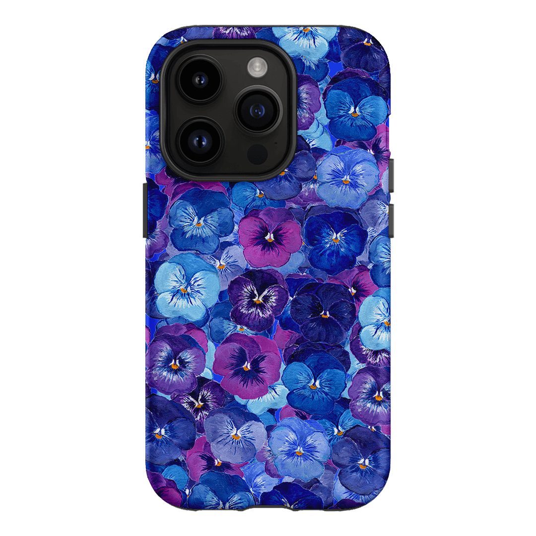 Pansy Jumble Printed Phone Cases iPhone 14 Pro / Armoured by Kayla Henley - The Dairy