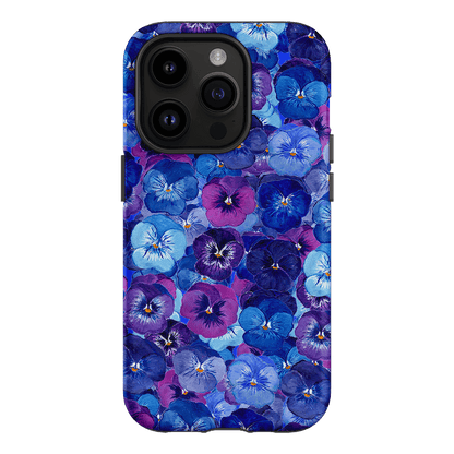 Pansy Jumble Printed Phone Cases iPhone 14 Pro / Armoured by Kayla Henley - The Dairy