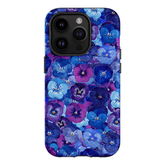 Pansy Jumble Printed Phone Cases iPhone 14 Pro / Armoured by Kayla Henley - The Dairy