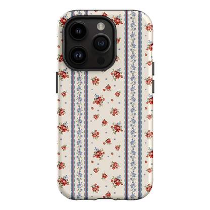 Rose Stripe Printed Phone Cases iPhone 14 Pro / Armoured by Kasiags Art - The Dairy