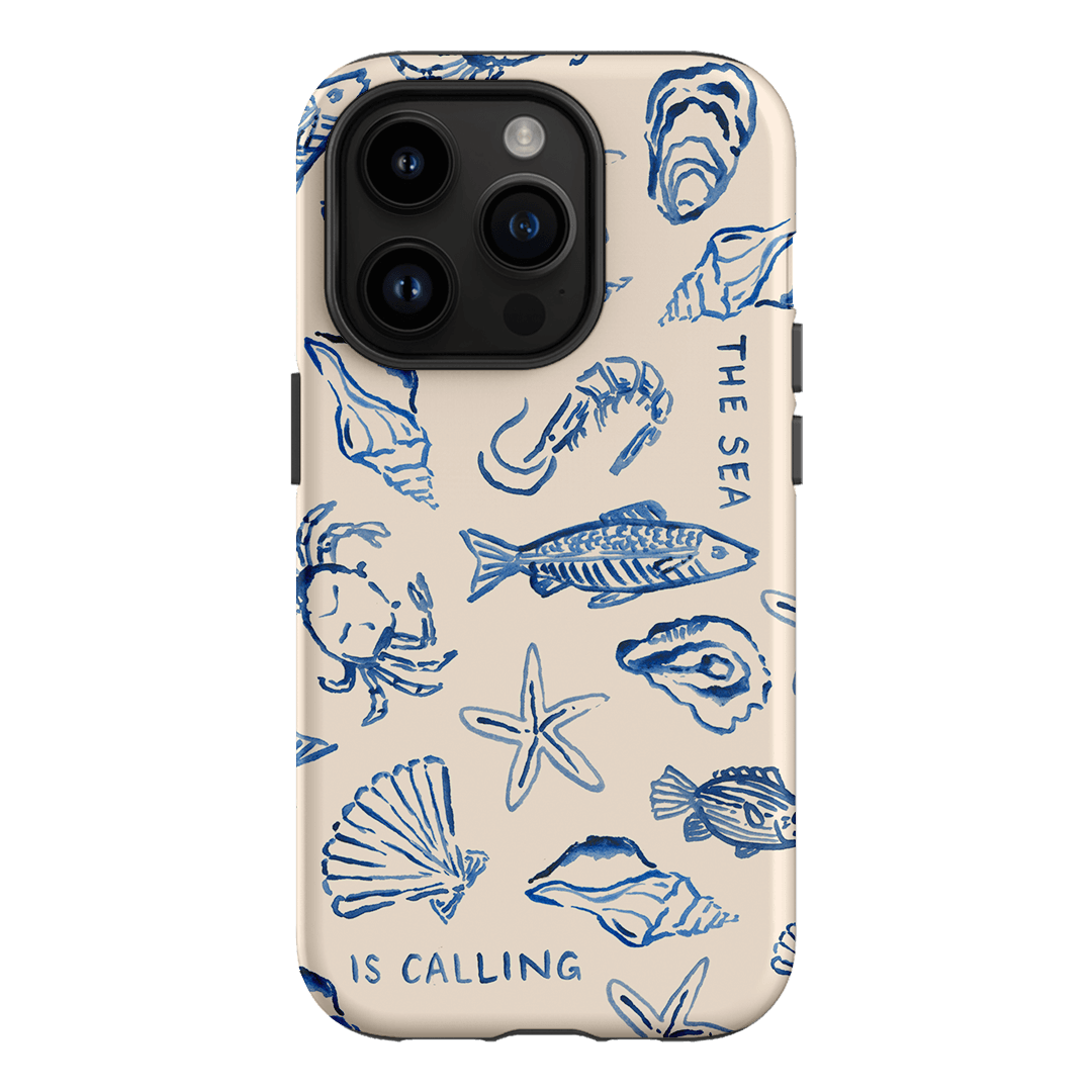 Sea Call Printed Phone Cases iPhone 14 Pro / Armoured by Cass Deller - The Dairy