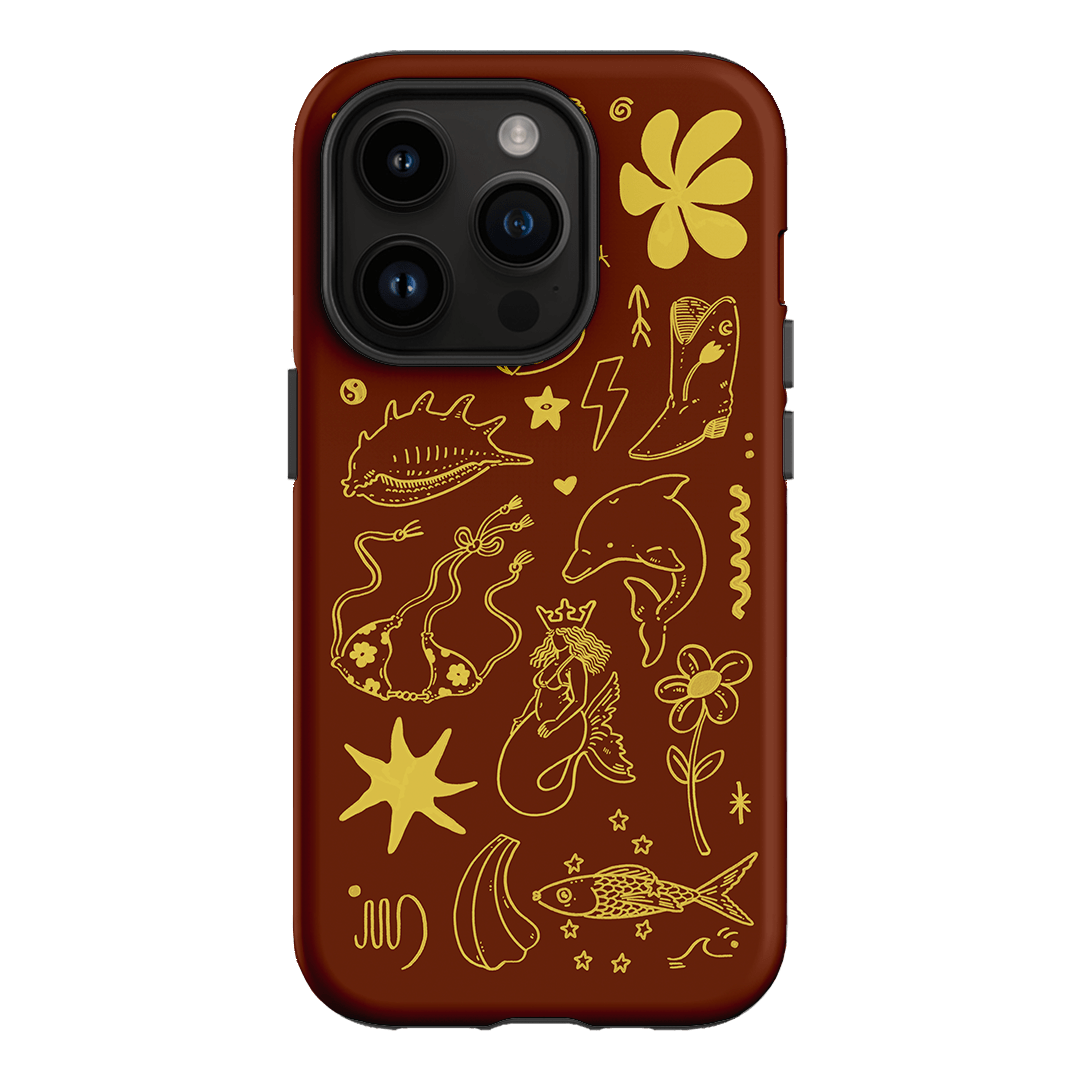 Spiced Cowboy Chocolate Printed Phone Cases iPhone 14 Pro / Armoured by Easty Beasty - The Dairy