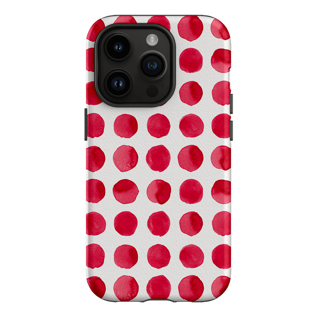 Spots in Red Printed Phone Cases by The Dairy - The Dairy