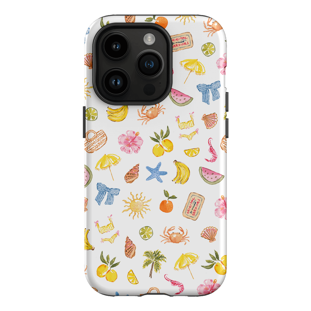 Summer Icons Printed Phone Cases iPhone 14 Pro / Armoured by Cass Deller - The Dairy