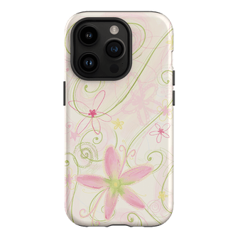 Swirl Pink Printed Phone Cases iPhone 14 Pro / Armoured by Kayla Carr - The Dairy