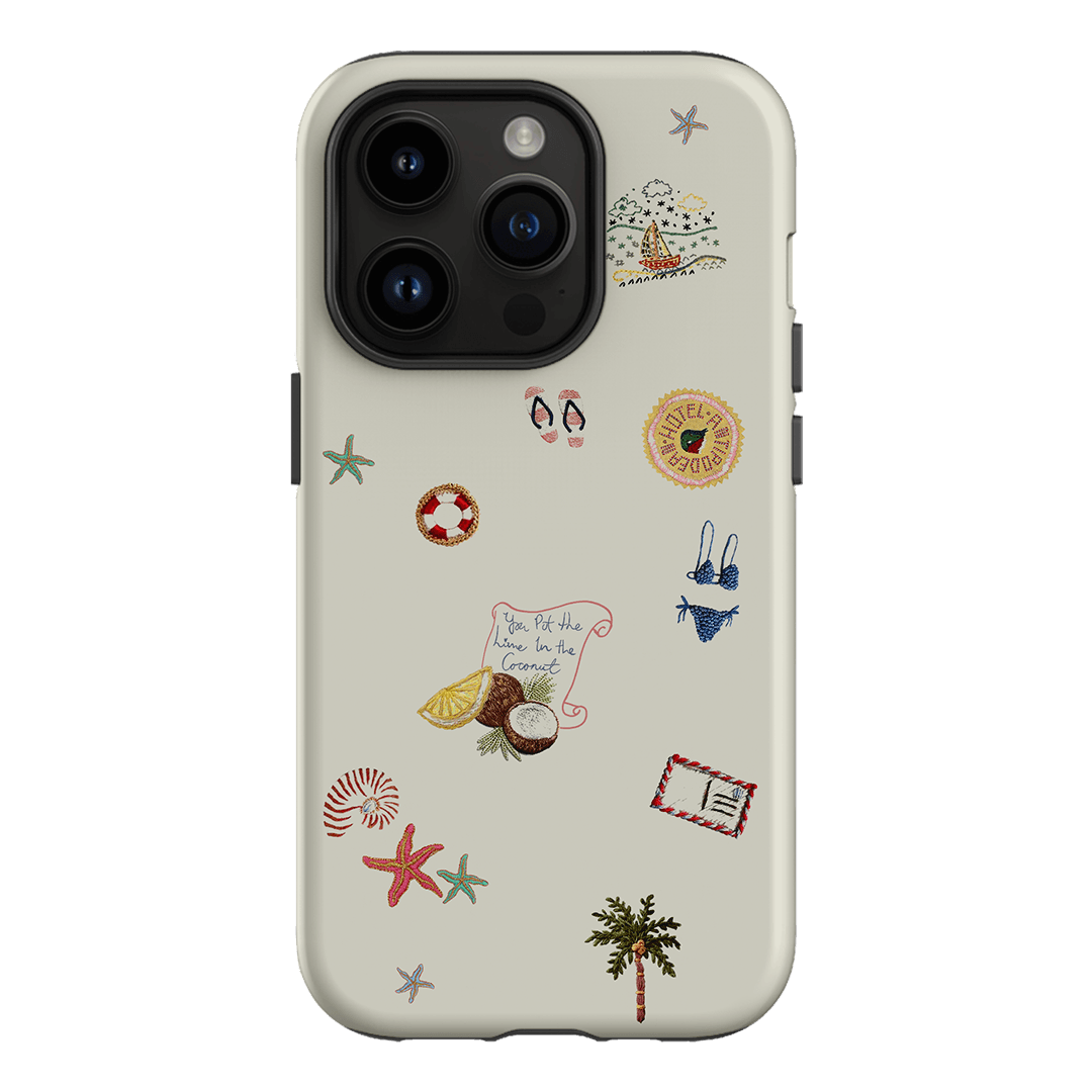 Vacay All Day Cream Printed Phone Cases by Antipodean - The Dairy