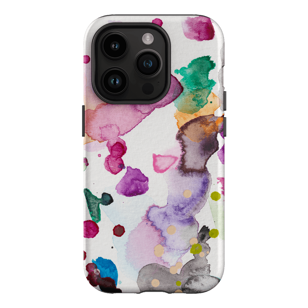 Watercolour Palette Printed Phone Cases iPhone 14 Pro / Armoured by The Dairy - The Dairy