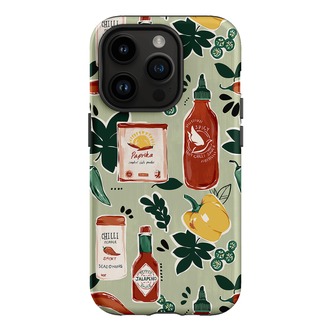 Chilli Pepper Printed Phone Cases iPhone 14 Pro / Armoured by Charlie Taylor - The Dairy