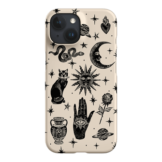 Astro Flash Beige Printed Phone Cases iPhone 15 / Armoured by Veronica Tucker - The Dairy