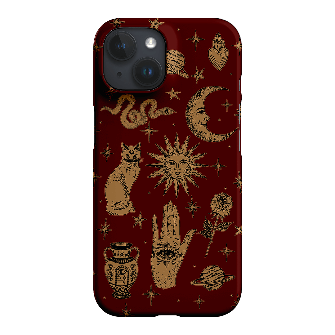 Astro Flash Red Printed Phone Cases iPhone 15 / Snap by Veronica Tucker - The Dairy