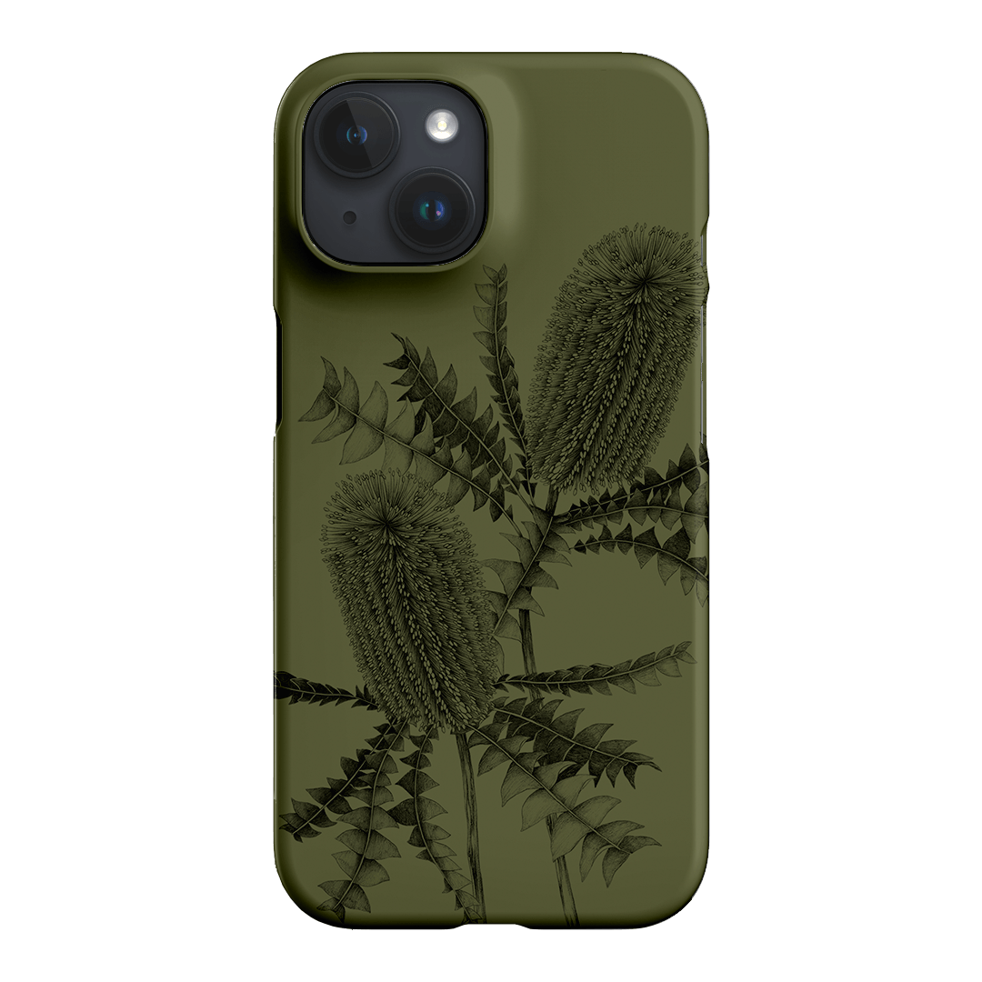 Banksia Study Printed Phone Cases iPhone 15 / Snap by Typoflora - The Dairy
