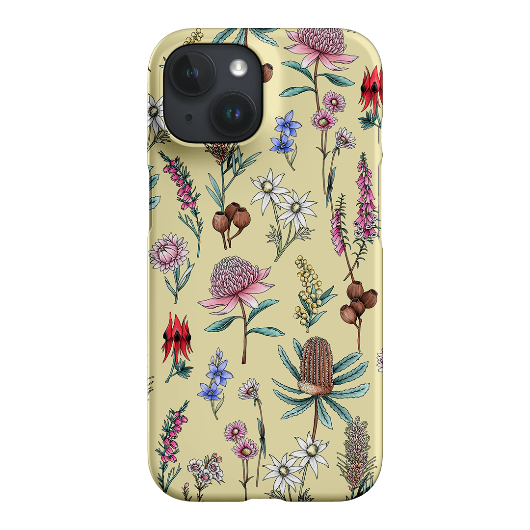 Banksia Butter Printed Phone Cases iPhone 15 / Snap by Typoflora - The Dairy