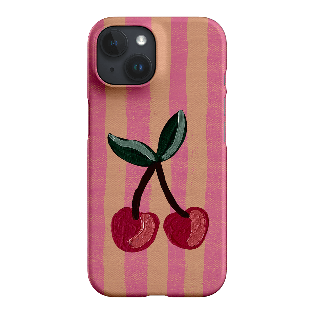 Cherry On Top Printed Phone Cases iPhone 15 / Snap by Amy Gibbs - The Dairy