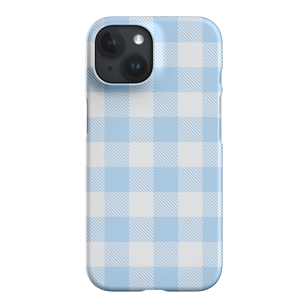 Cloud Plaid Printed Phone Cases iPhone 15 / Snap by The Dairy - The Dairy