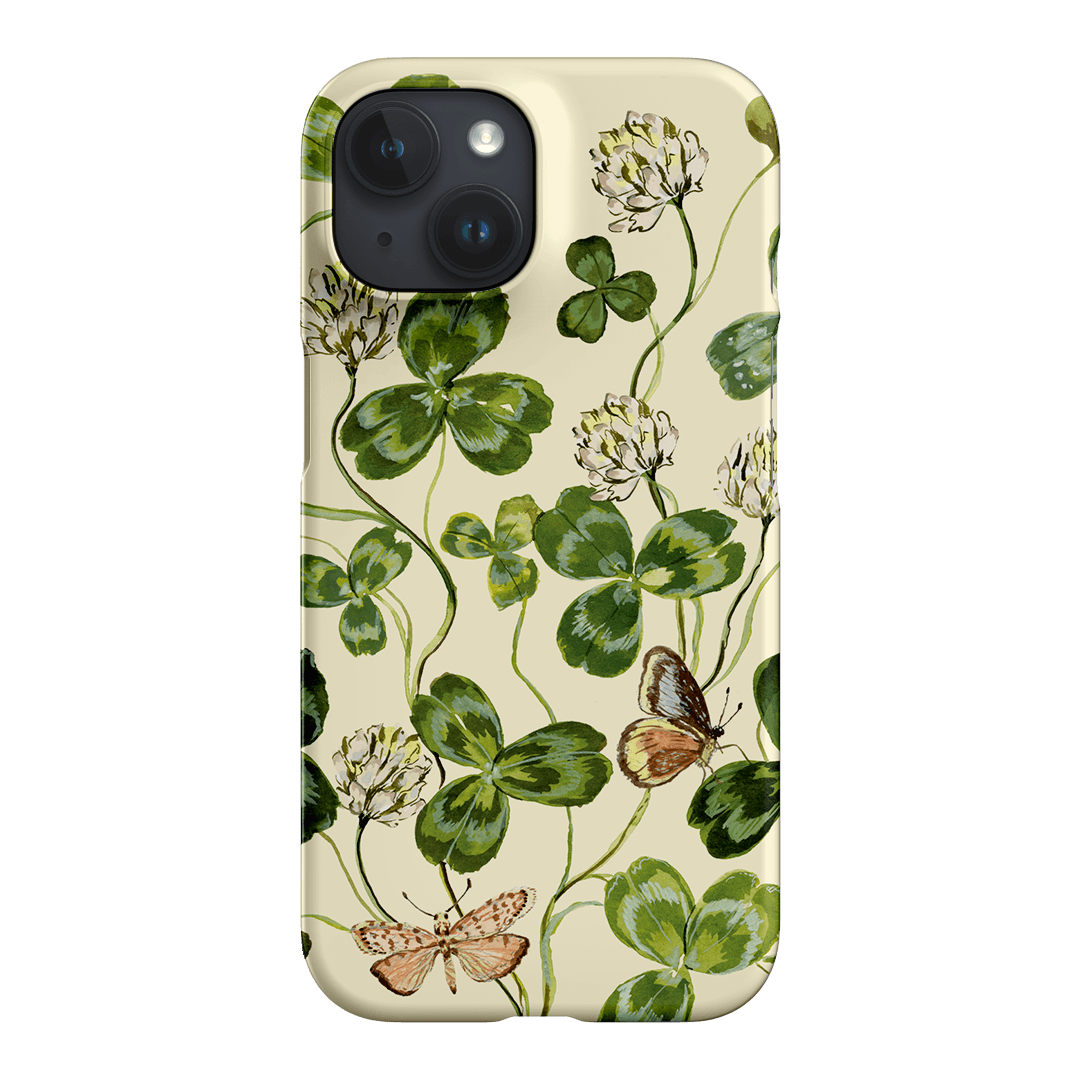 Clover & Butterflies Printed Phone Cases iPhone 15 / Snap by Ellie Mae - The Dairy
