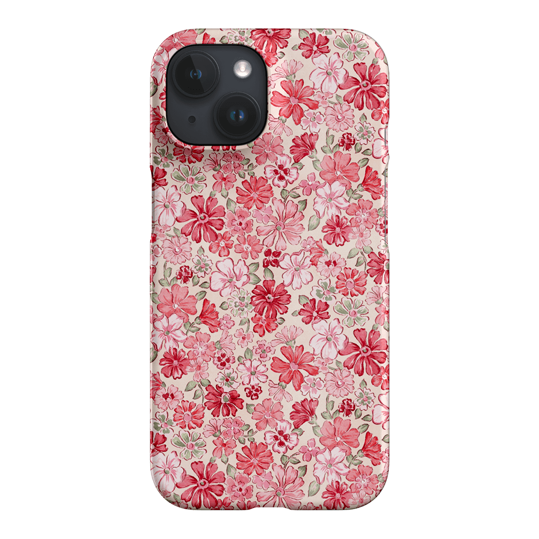Strawberry Kiss Printed Phone Cases iPhone 15 / Snap by Oak Meadow - The Dairy