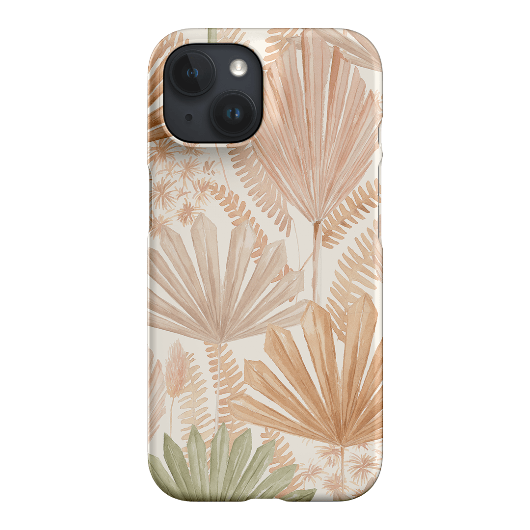 Golden Palm Printed Phone Cases iPhone 15 / Snap by Cass Deller - The Dairy