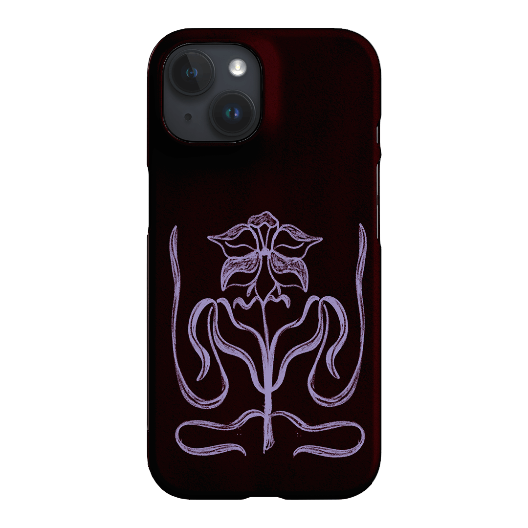 Growth Burgundy Printed Phone Cases by The Dairy - The Dairy