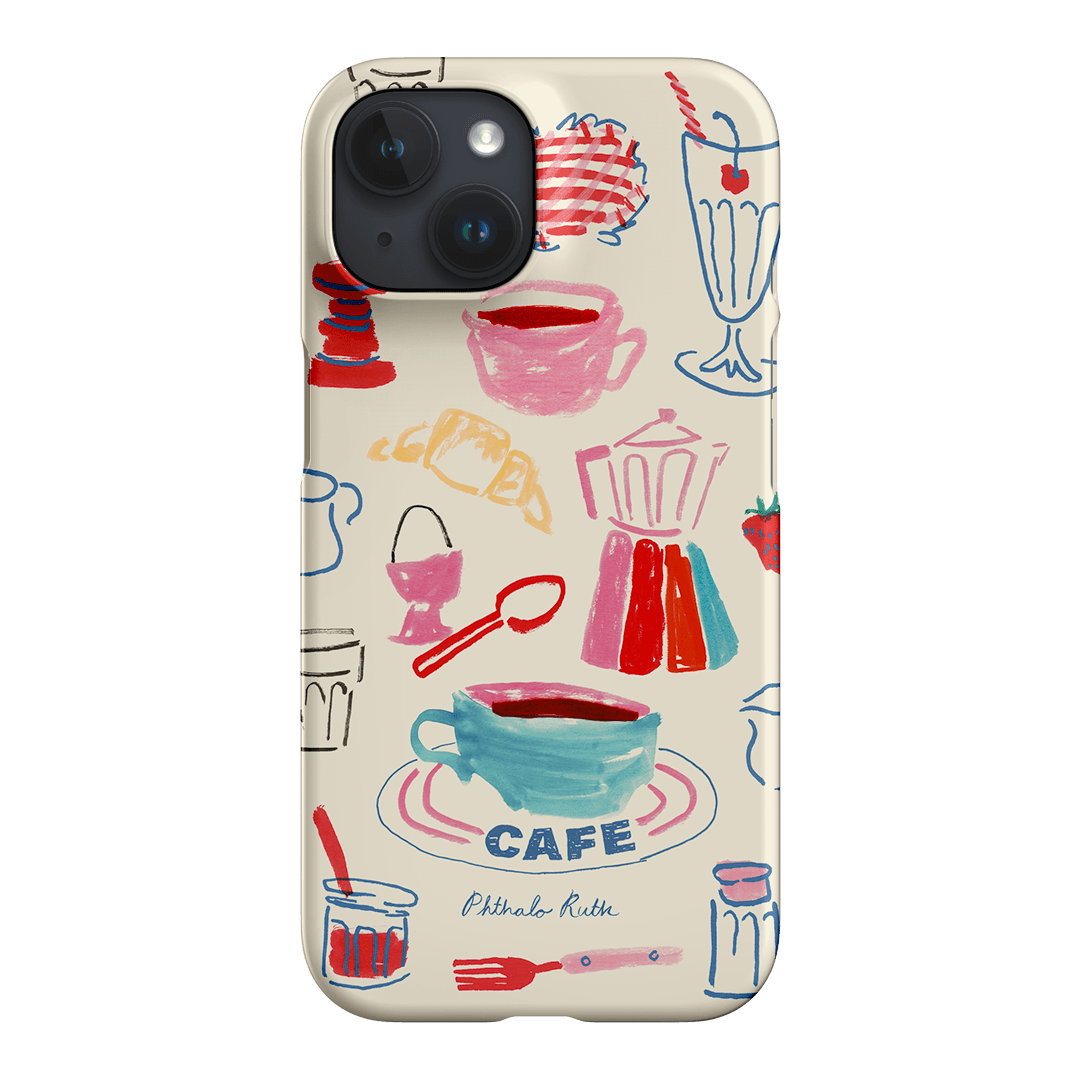 Home Cafe Printed Phone Cases iPhone 15 / Snap by Phthalo Ruth - The Dairy