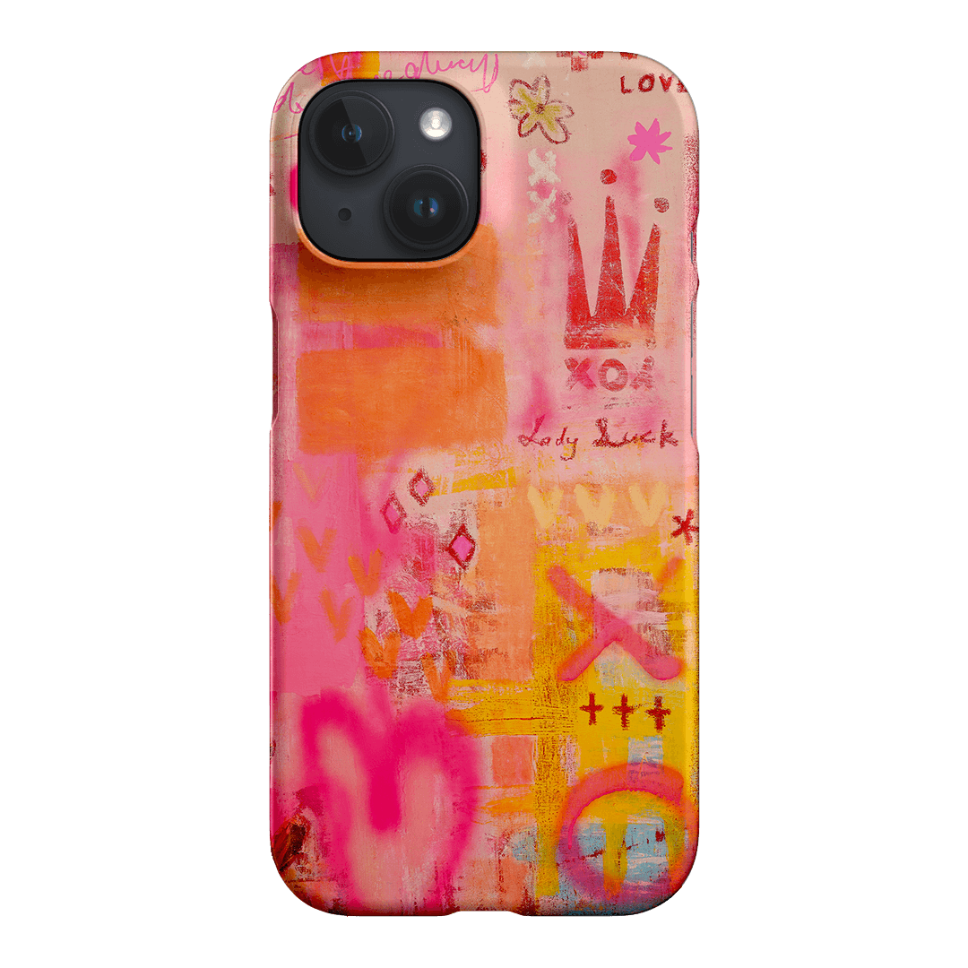 Lady Luck Printed Phone Cases iPhone 15 / Snap by Jackie Green - The Dairy