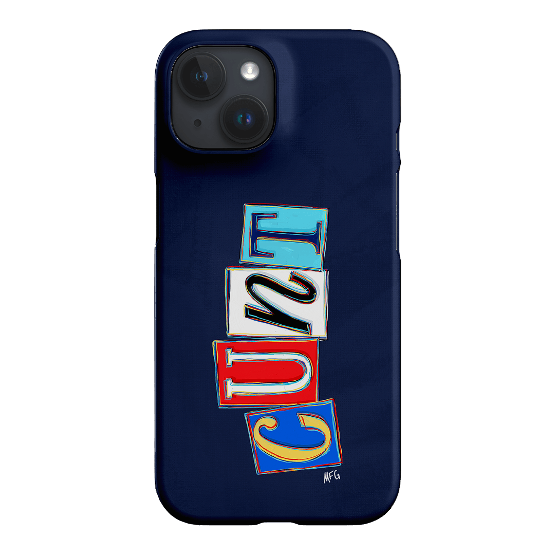 Lil Cnts Blue Printed Phone Cases iPhone 15 / Snap by Margarbs Art - The Dairy