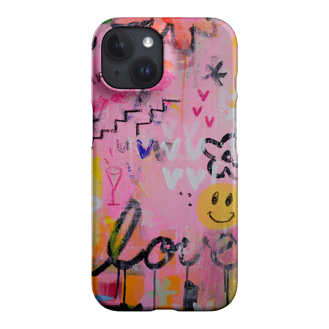 Love Smiles Printed Phone Cases iPhone 15 / Snap by Jackie Green - The Dairy
