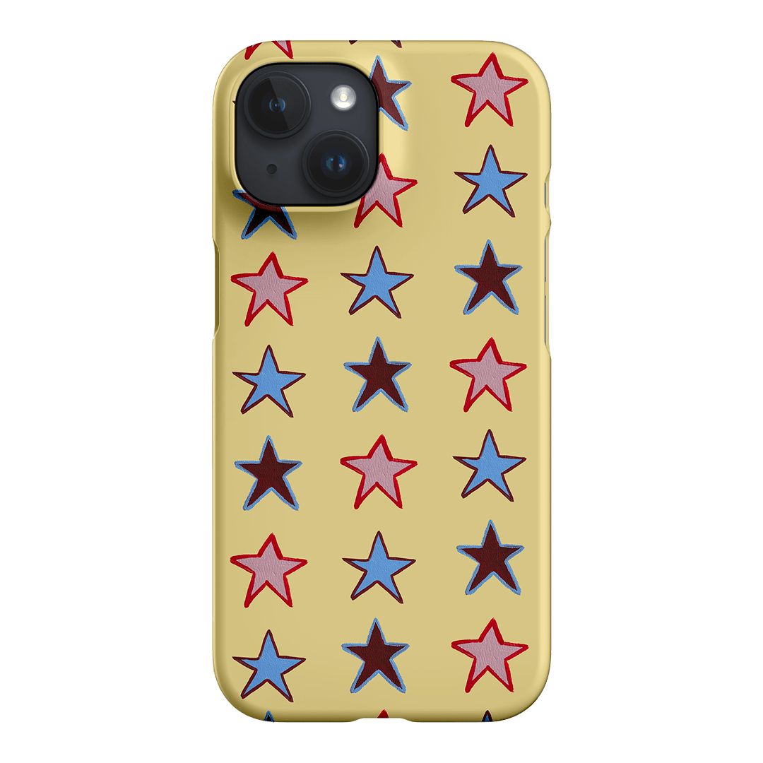 Lucky Stars Butter Printed Phone Cases iPhone 15 / Snap by BG. Studio - The Dairy