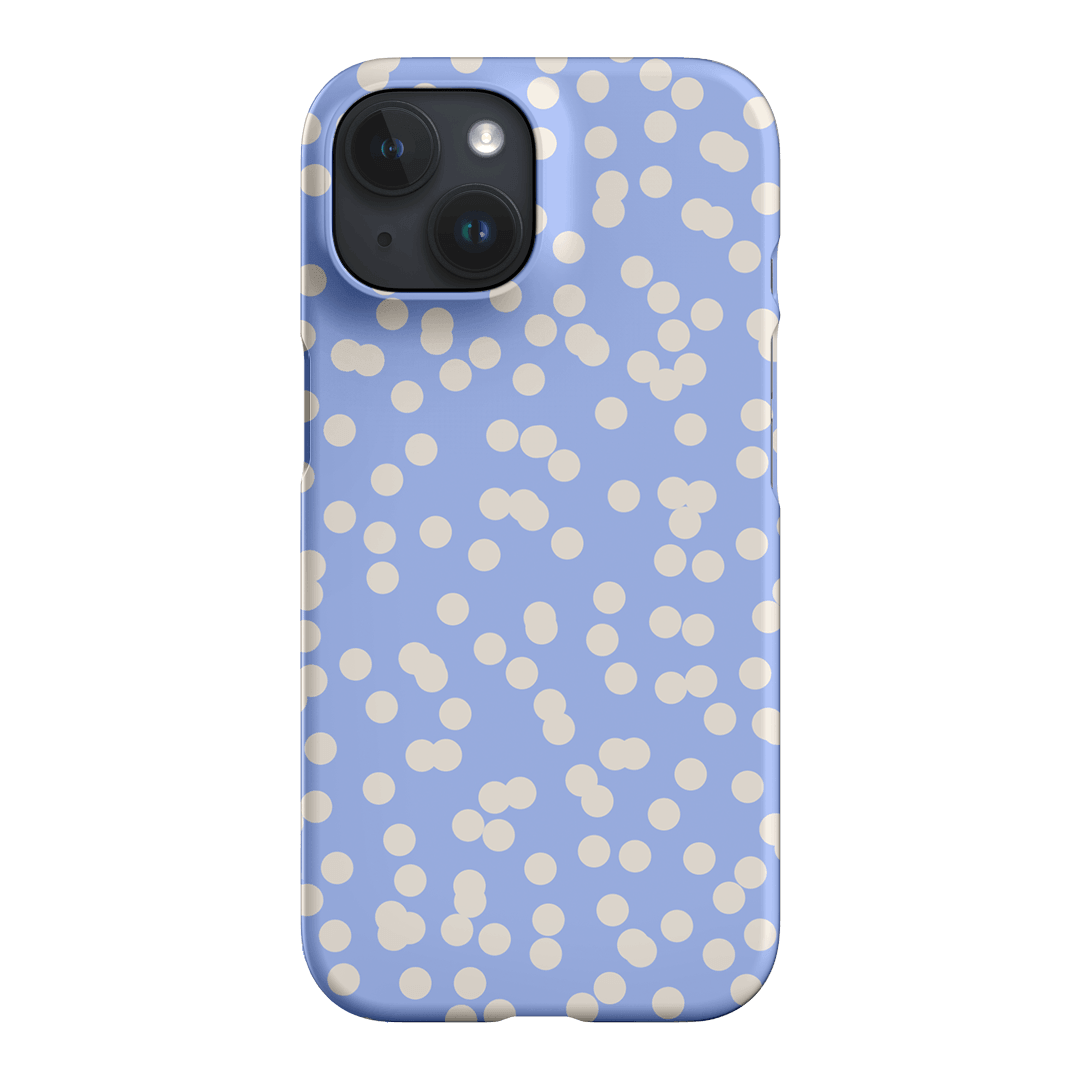 Mini Confetti Periwinkle Salt Printed Phone Cases iPhone 15 / Snap by Veronica Tucker - The Dairy