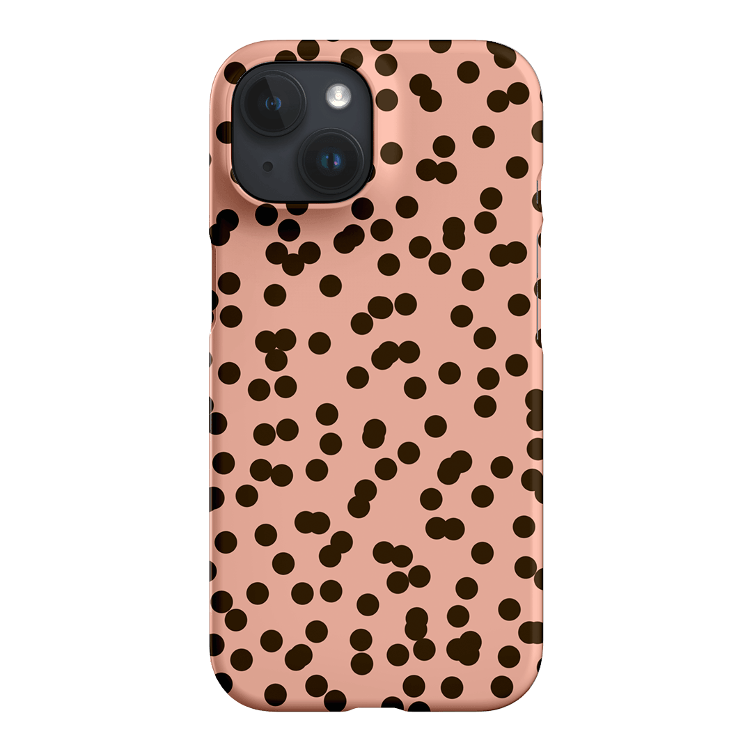 Mini Confetti Pink Chocolate Printed Phone Cases iPhone 15 / Snap by Veronica Tucker - The Dairy