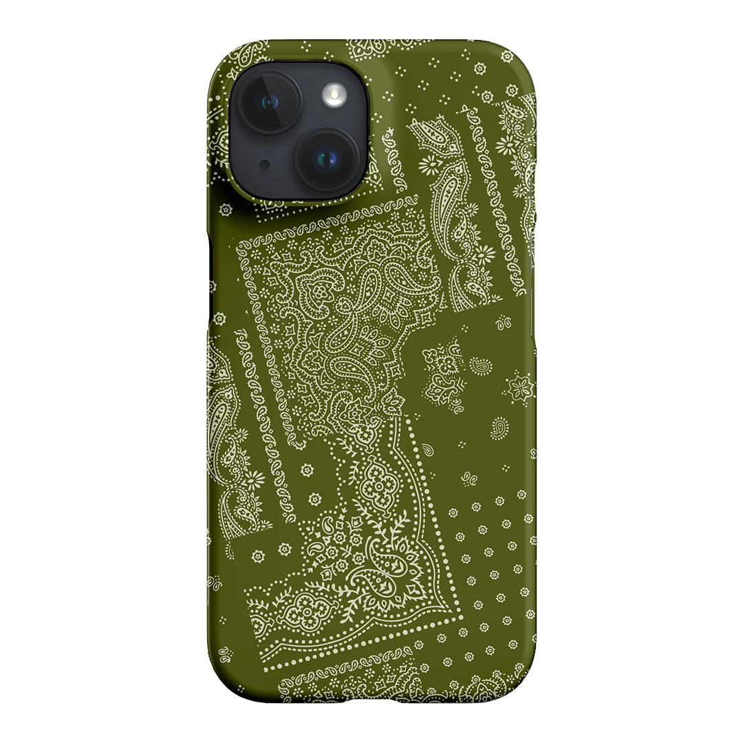 Paisley Fern Printed Phone Cases iPhone 15 / Snap by The Dairy - The Dairy