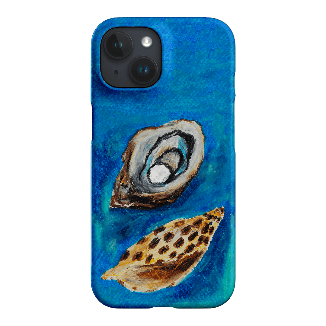 Sea Shells Printed Phone Cases iPhone 15 / Snap by Lisa Hu - The Dairy