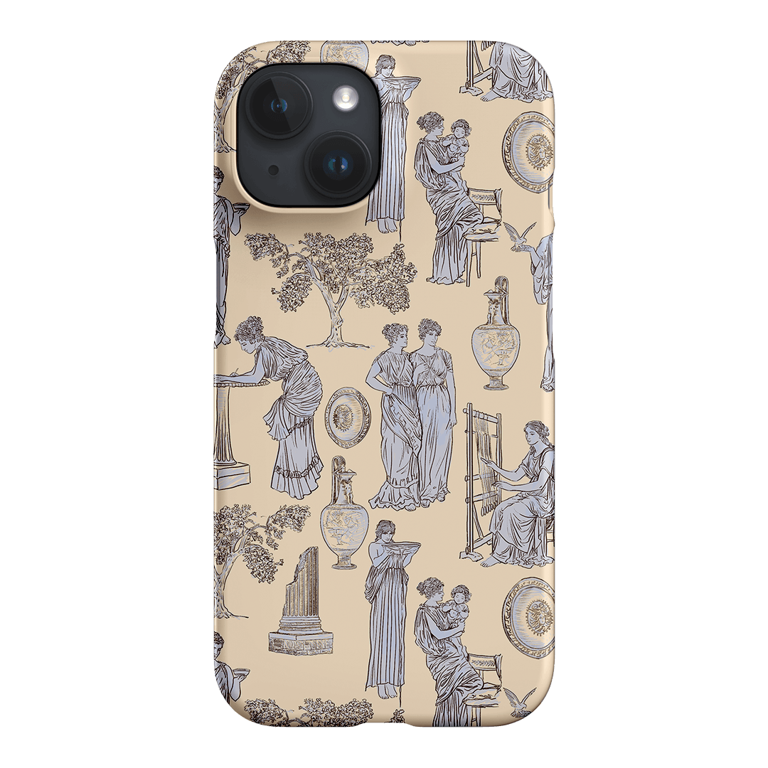 Symposium Alabaster Printed Phone Cases iPhone 15 / Snap by Veronica Tucker - The Dairy