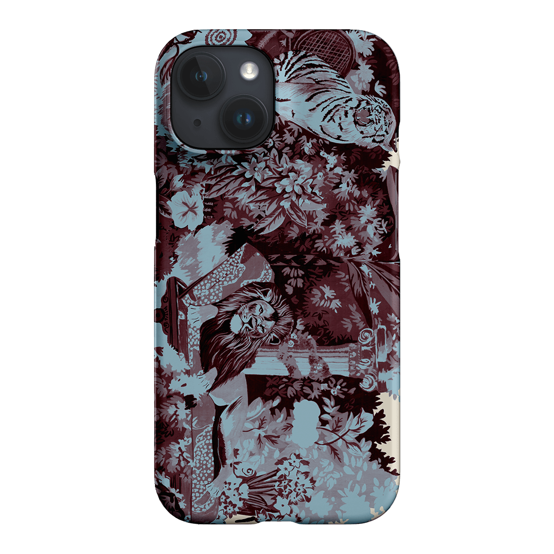 Tippi Blue Printed Phone Cases iPhone 15 / Snap by Desmond & Dempsey - The Dairy